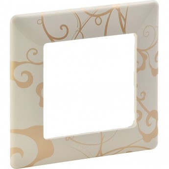Рамка LEGRAND Valena LIFE "Ампир бежевый", 1-постовая универсальная, бежевая Рамка LEGRAND Valena LIFE "Ампир бежевый", 1-постовая универсальная, бежевая