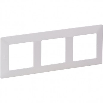 Рамка LEGRAND Valena LIFE "Белая", 3-постовая универсальная, белая