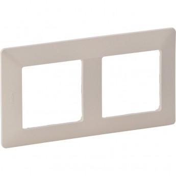 Рамка LEGRAND Valena LIFE "Слоновая кость", 2-постовая универсальная, кремово-белая Рамка LEGRAND Valena LIFE "Слоновая кость", 2-постовая универсальная, кремово-белая