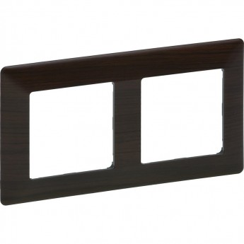 Рамка LEGRAND Valena LIFE "Темное дерево", 2-постовая универсальная, дерево Рамка LEGRAND Valena LIFE "Темное дерево", 2-постовая универсальная, дерево