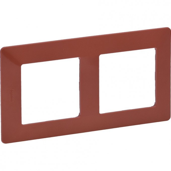 Рамка LEGRAND Valena LIFE "Терракота", 2-постовая универсальная, красный 754072