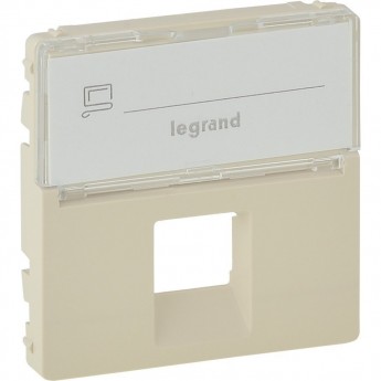 Лицевая панель LEGRAND Valena LIFE для одиночных розеток телефонных/информационных с держателем маркировки слоновая кость Лицевая панель LEGRAND Valena LIFE для одиночных розеток телефонных/информационных с держателем маркировки слоновая кость