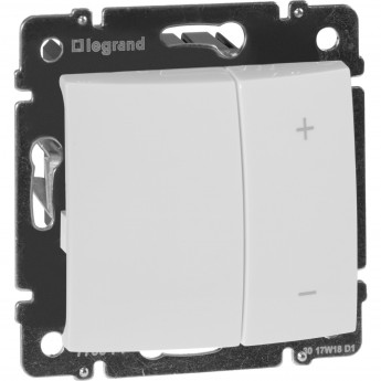 Кнопочный светорегулятор LEGRAND Valena 40-400 Вт/40-400 ВА белый Кнопочный светорегулятор LEGRAND Valena 40-400 Вт/40-400 ВА белый