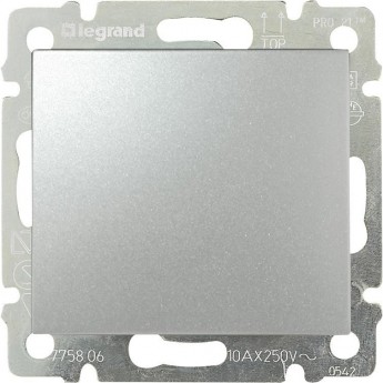 Переключатель на два направления Valena 10 A 250 В алюминий Переключатель на два направления Valena 10 A 250 В алюминий