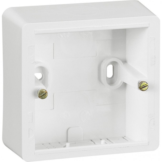 Коробка LEGRAND Cariva для накладного монтажа высота 41 мм белый 773698