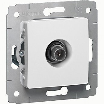 ТВ розетка LEGRAND Cariva оконечная 10 дБ 2150/2400 МГц белый ТВ розетка LEGRAND Cariva оконечная 10 дБ 2150/2400 МГц белый