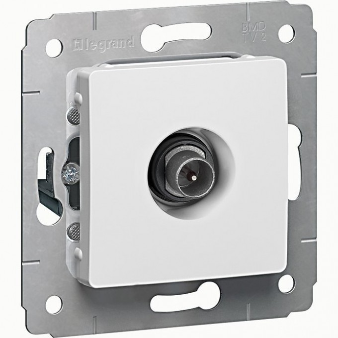 ТВ розетка LEGRAND Cariva оконечная 10 дБ 2150/2400 МГц белый 773679