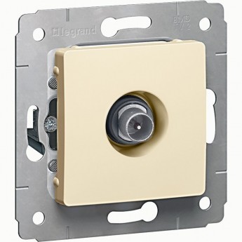 ТВ розетка LEGRAND Cariva оконечная 10 дБ 2150/2400 МГц слоновая кость ТВ розетка LEGRAND Cariva оконечная 10 дБ 2150/2400 МГц слоновая кость