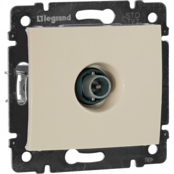 ТВ розетка LEGRAND Valena оконечная 10 дБ 2400 МГц слоновая кость ТВ розетка LEGRAND Valena оконечная 10 дБ 2400 МГц слоновая кость