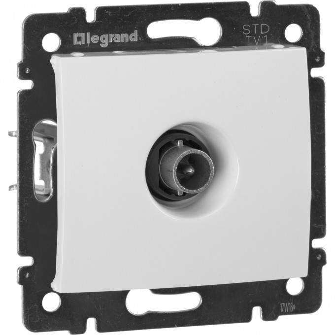 ТВ розетка LEGRAND Valena звезда 1.5 дБ 2400 МГц белый 774429