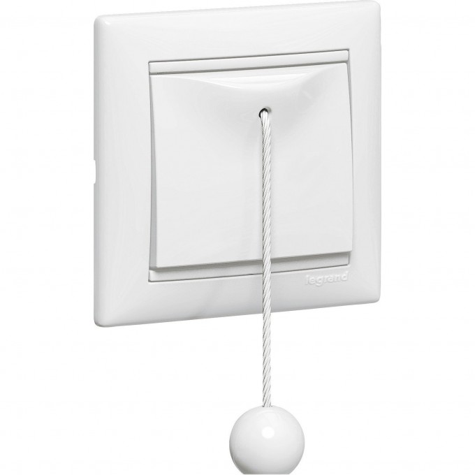 Выключатель LEGRAND Valena без фиксации перекидной со шнуром 10 A 250 В слоновая кость 774419