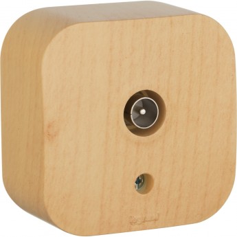 Телевизионная розетка LEGRAND Quteo IP 20 дерево Телевизионная розетка LEGRAND Quteo IP 20 дерево