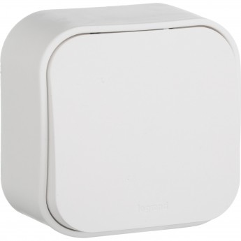 Выключатель LEGRAND Quteo 10 A 250 B IP 20 белый Выключатель LEGRAND Quteo 10 A 250 B IP 20 белый