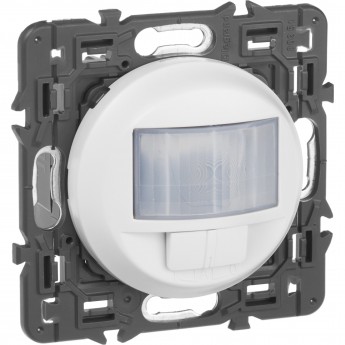 Датчик движения LEGRAND Celiane двухпроводный 250 Вт без нейтрали с функцией ручного управления белый Датчик движения LEGRAND Celiane двухпроводный 250 Вт без нейтрали с функцией ручного управления белый