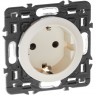 Розетка LEGRAND Celiane силовая 2К+З безвинт слоновая кость SET-1-067153-01