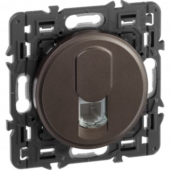 Розетка LEGRAND Celiane тел. RJ11 графит Розетка LEGRAND Celiane тел. RJ11 графит