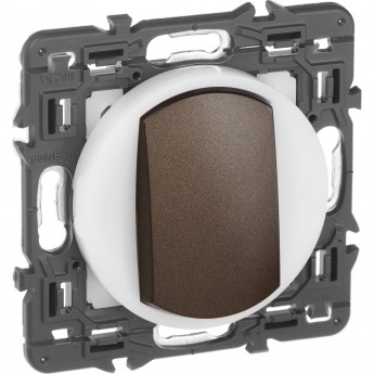 Выключатель LEGRAND Celiane с контурной подсветкой графит