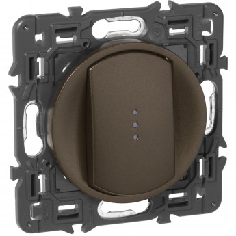 Выключатель LEGRAND Celiane выключатель с подсветкой графит Выключатель LEGRAND Celiane выключатель с подсветкой графит