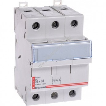 Держатель плавких вставок LEGRAND 3P 10Х38 500В