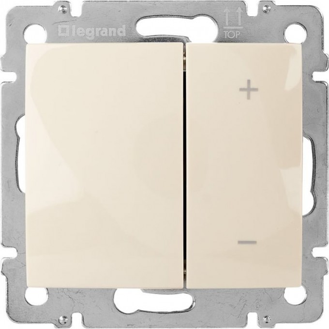 Кнопочный светорегулятор LEGRAND Valena 40-400 Вт/40-400 ВА слоновая кость 774162