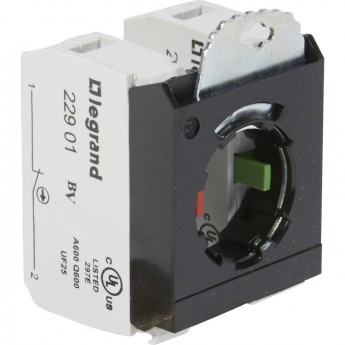 Комлектующий блок для кнопок LEGRAND Osmoz Н.З.+Н.О. без подсветки Комлектующий блок для кнопок LEGRAND Osmoz Н.З.+Н.О. без подсветки