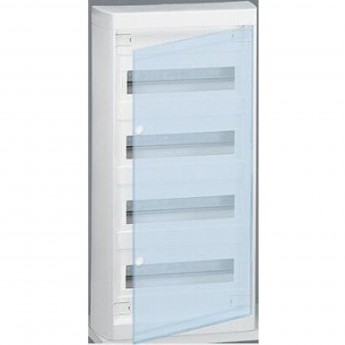 Накладной распределительный щит LEGRAND Nedbox с белой дверью 4 рейки х 12 (+1) модулей Накладной распределительный щит LEGRAND Nedbox с белой дверью 4 рейки х 12 (+1) модулей