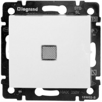 Переключатель LEGRAND Valena промежуточный с подсветкой 10 A 250 В белый