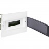 Пластиковый щиток LEGRAND PRACTIBOX S встраиваемый в полые стены 1X12 дымчатая дверь 135571