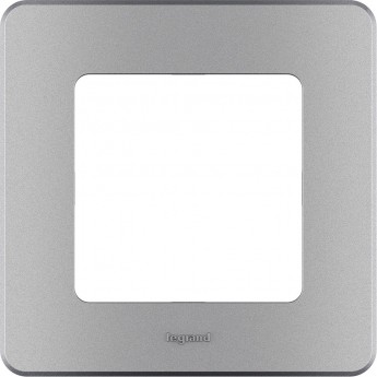 Рамка 1 пост LEGRAND INSPIRIA алюминий Рамка 1 пост LEGRAND INSPIRIA алюминий