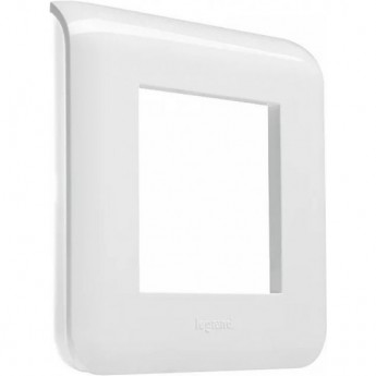 Рамка 2 модуля LEGRAND Mosaic, белая Рамка 2 модуля LEGRAND Mosaic, белая