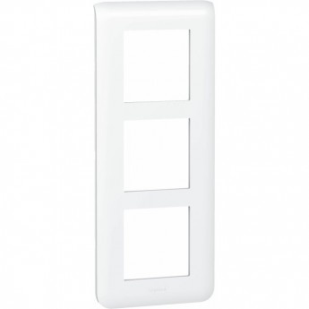 Рамка 3x2 модуля LEGRAND Mosaic вертикальная, белая Рамка 3x2 модуля LEGRAND Mosaic вертикальная, белая