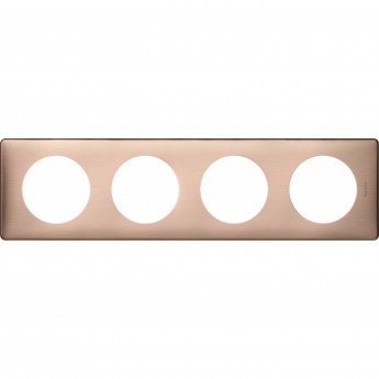 Рамка LEGRAND Celiane 4 поста Медь Рамка LEGRAND Celiane 4 поста Медь