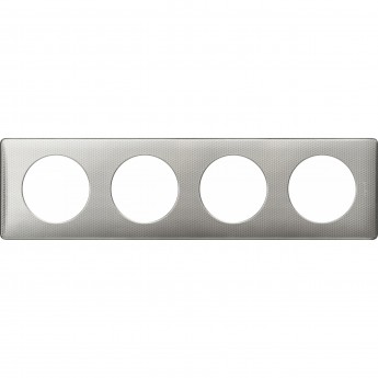 Рамка LEGRAND Celiane 4 поста Сильвер пунктум Рамка LEGRAND Celiane 4 поста Сильвер пунктум
