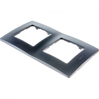 Рамка LEGRAND Etika 2 поста антрацит Рамка LEGRAND Etika 2 поста антрацит