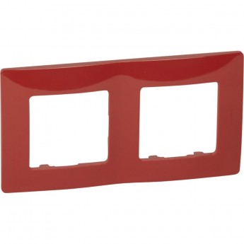 Рамка LEGRAND Etika 2 поста красный Рамка LEGRAND Etika 2 поста красный