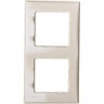 Рамка LEGRAND Etika 2 поста слоновая кость 672512