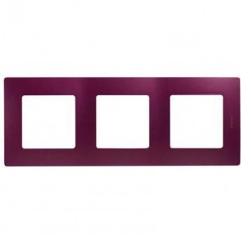 Рамка LEGRAND Etika 3 поста сливовый