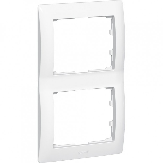 Рамка LEGRAND GALEA LIFE 2 поста вертикальная белый 771006