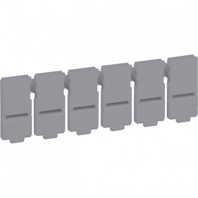 Разделяемая пластина LEGRAND с 6 заглушками для портов 33756