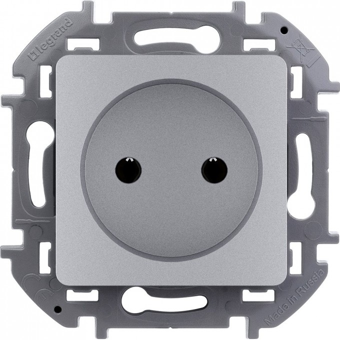 Розетка LEGRAND INSPIRIA 2К 16 А 250 В алюминий 673712