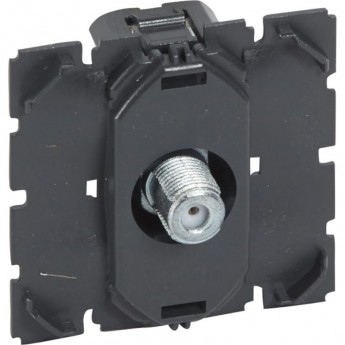 Розетка TV LEGRAND CELIANE 1.5дБ простая тип "F" резьба