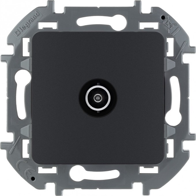Розетка TV LEGRAND INSPIRIA «ЗВЕЗДА» 2 дБ 0 2400 мГц антрацит 673853