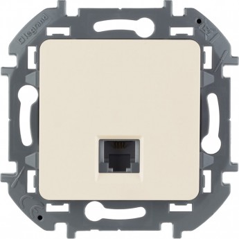 Телефонная розетка RJ11 LEGRAND INSPIRIA слоновая кость Телефонная розетка RJ11 LEGRAND INSPIRIA слоновая кость