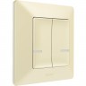 Умный беспроводной выключатель LEGRAND Valena Life with NETATMO 2-клавишный, слоновая кость 752287