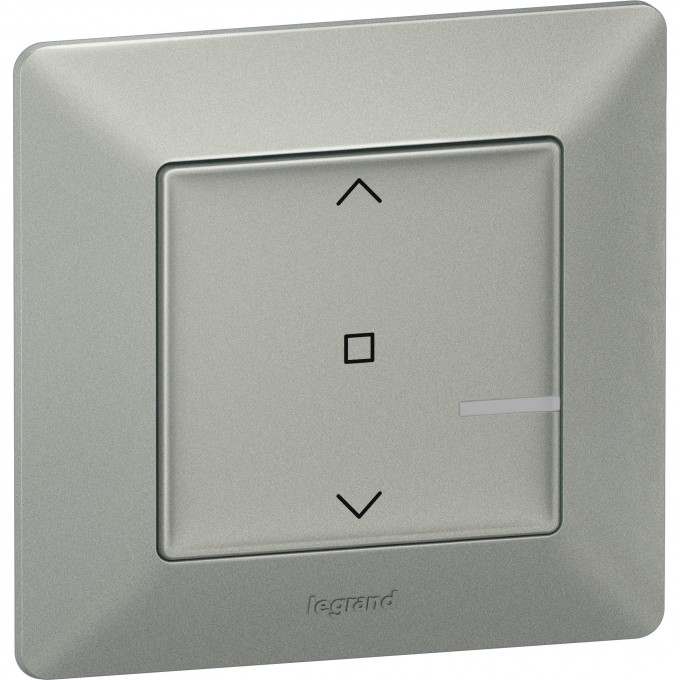 Умный беспроводной выключатель рольставней LEGRAND Valena Life with NETATMO, алюминий 752391