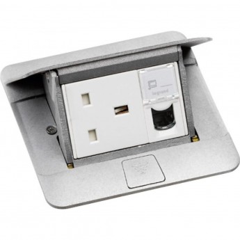 Выдвижной розеточный блок LEGRAND неукомплектованный IP 40 3 модуля алюминий Выдвижной розеточный блок LEGRAND неукомплектованный IP 40 3 модуля алюминий