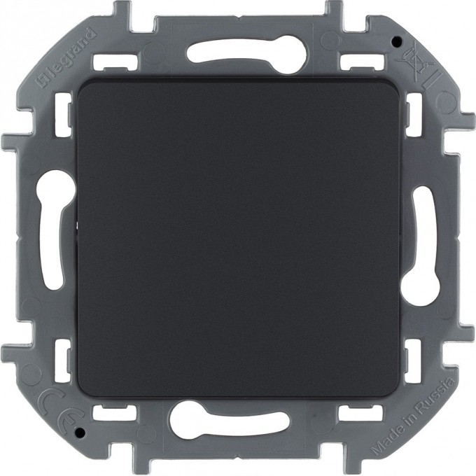 Выключатель одноклавишный LEGRAND INSPIRIA 10 AX 250 В антрацит 673603