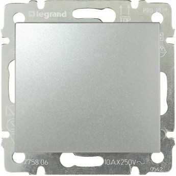 Заглушка LEGRAND Valena алюминий