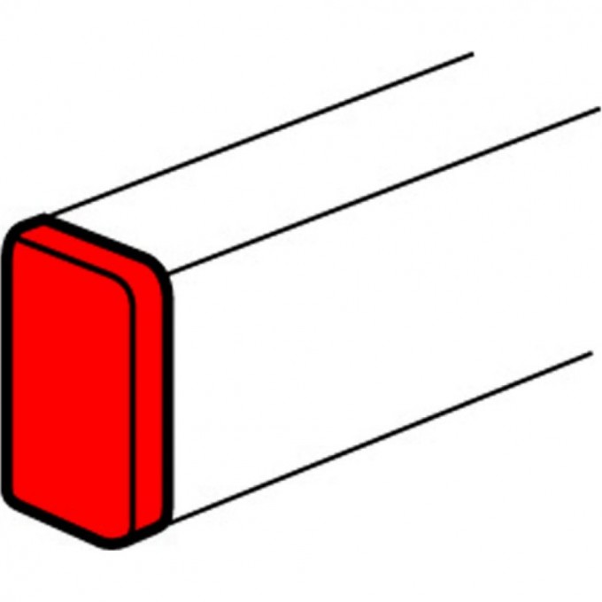 Заглушка торцевая LEGRAND для односекционных кабель-каналов DLP 65х150 белый 010706