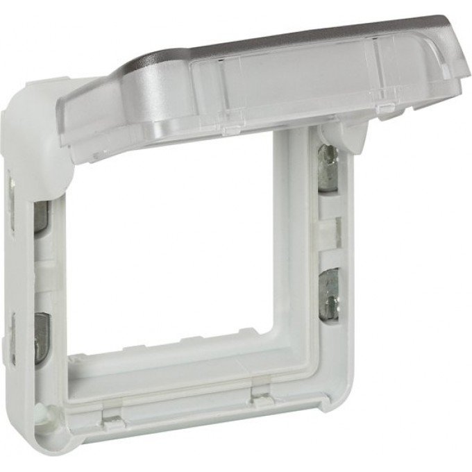 Адаптер LEGRAND Plexo для двухмодульных механизмов Mosaic с дымчатой крышкой 069580